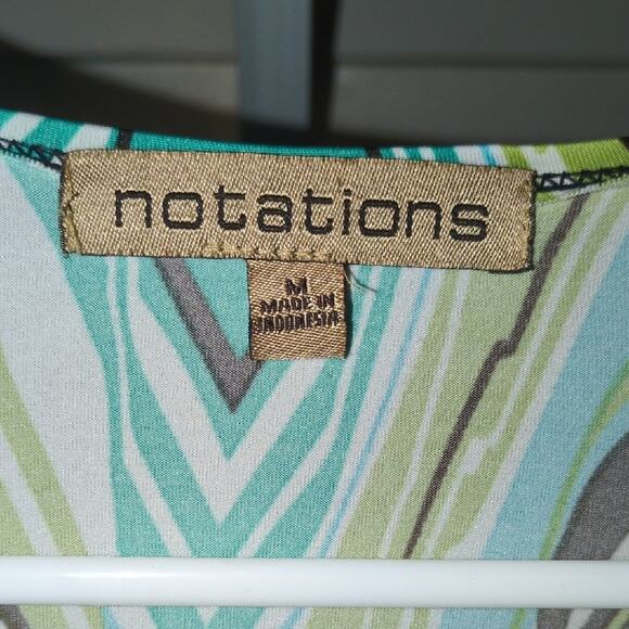 Notations Multicolor Chevron Blouse - Picture 2 of 3